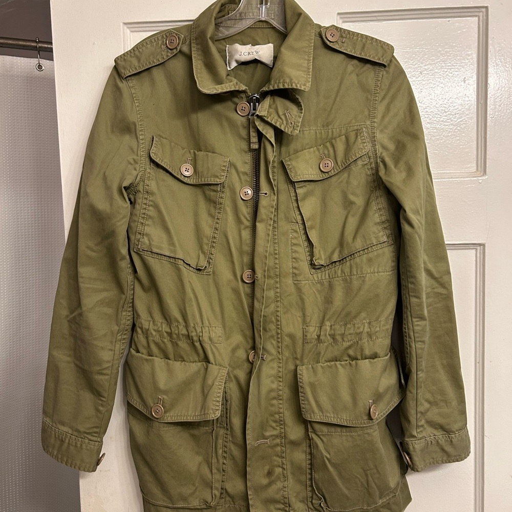 J. Crew Khaki Green Utility Jacket